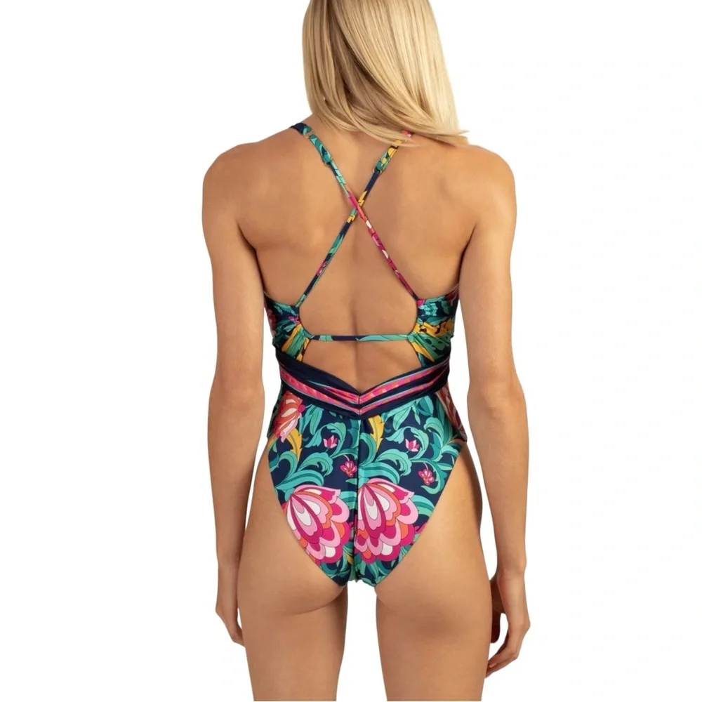 Trina Turk India Garden One-Piece Swimsuit